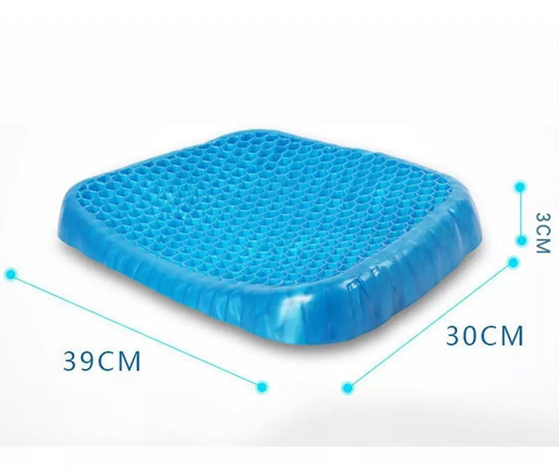 Almofada Ortopédica de Gel Colmeia Egg Sitter – Ergonômica e Resistente com Capa Lavável